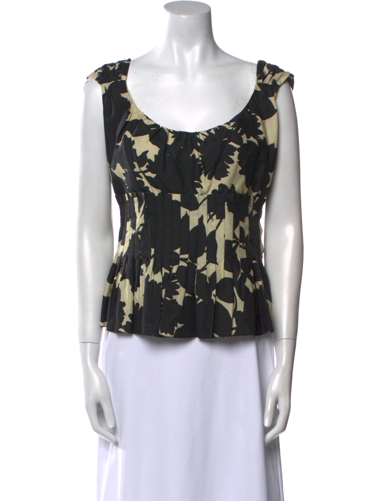 Moschino Cheap and Chic Silk Printed Top