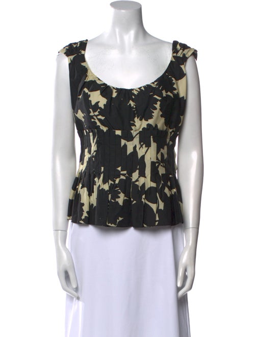 Moschino Cheap and Chic Silk Printed Top