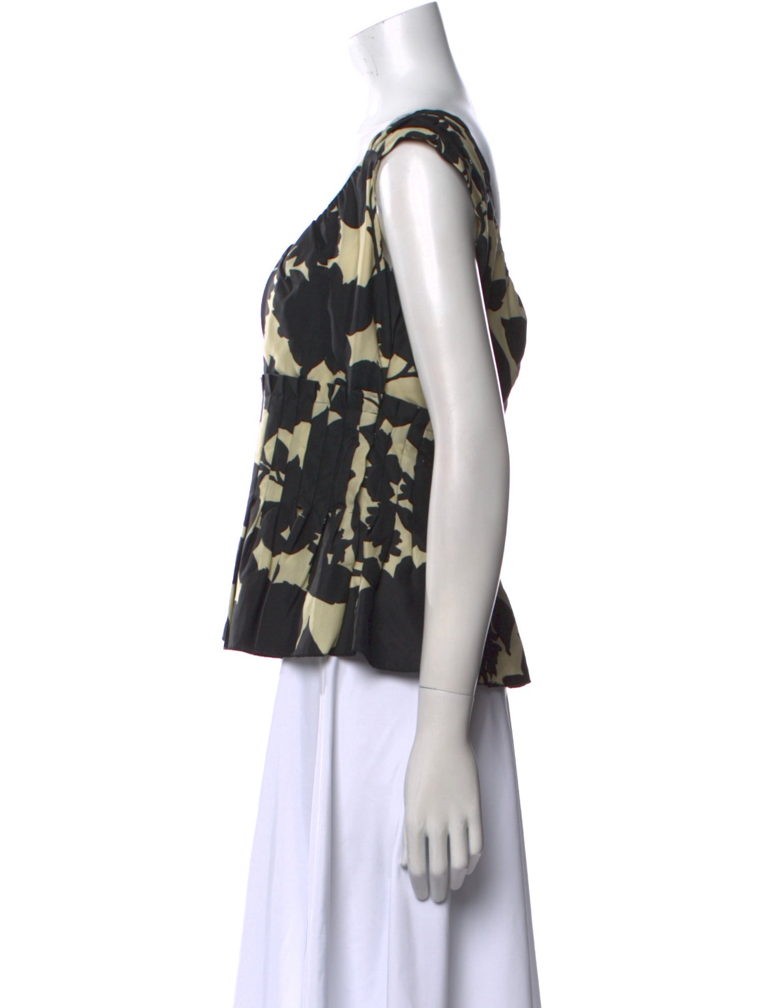 Moschino Cheap and Chic Silk Printed Top