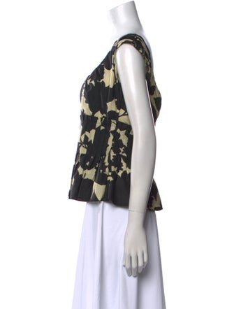 Moschino Cheap and Chic Silk Printed Top