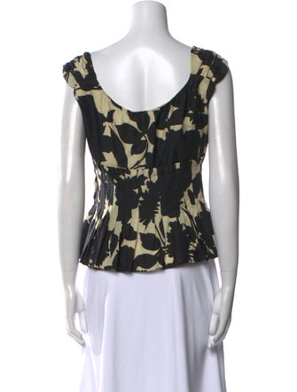 Moschino Cheap and Chic Silk Printed Top