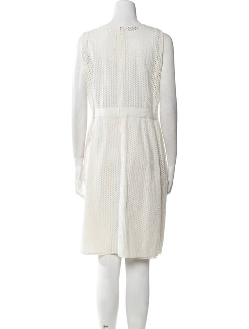 Moschino Cheap and Chic V-Neck Knee-Length Dress