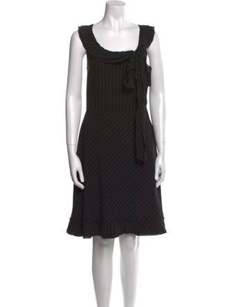 Moschino Cheap and Chic Virgin Wool Knee-Length Dress