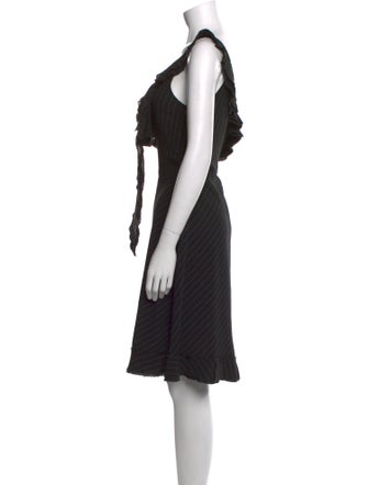 Moschino Cheap and Chic Virgin Wool Knee-Length Dress