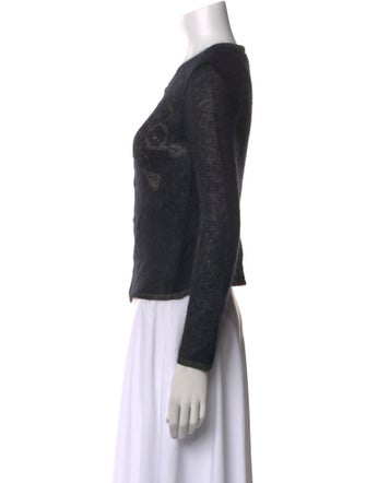 Moschino Cheap and Chic Mohair Crew Neck Sweater