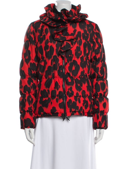 Moschino Cheap and Chic Animal Print Down Jacket