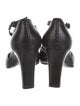 Moschino Cheap and Chic Leather Animal Print D'Orsay Pumps