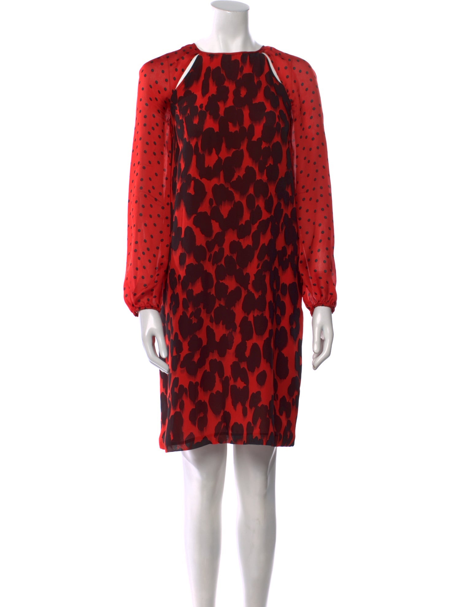 Moschino Cheap and Chic Silk Knee-Length Dress