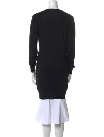 Moschino Cheap and Chic Virgin Wool V-Neck Sweater