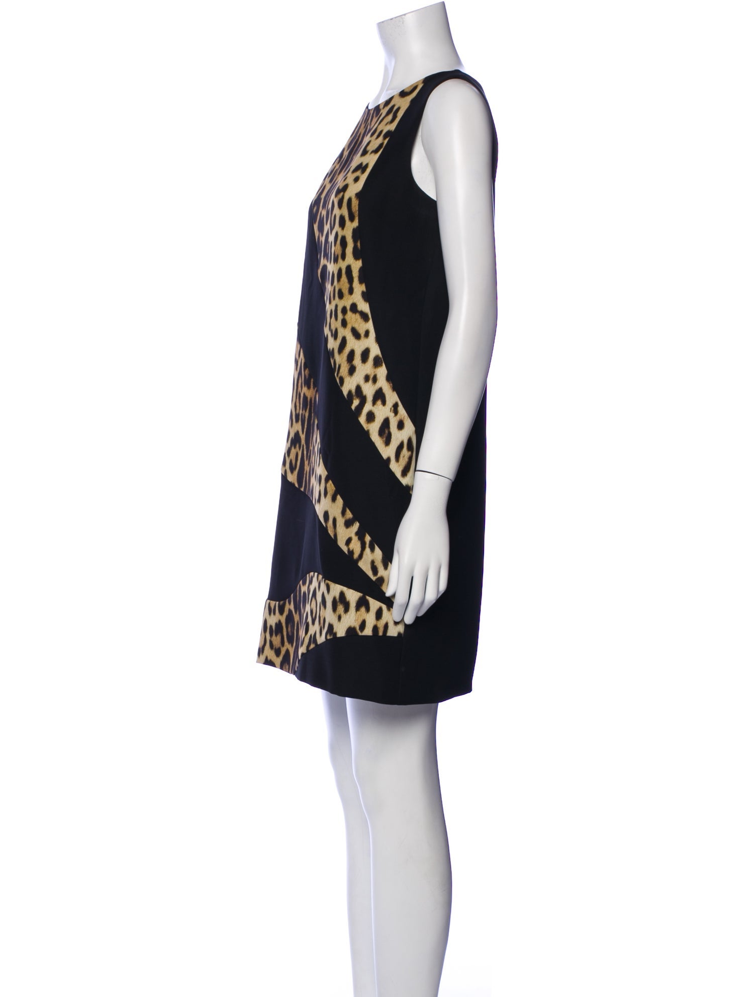 Moschino Cheap and Chic Animal Print Mini Dress