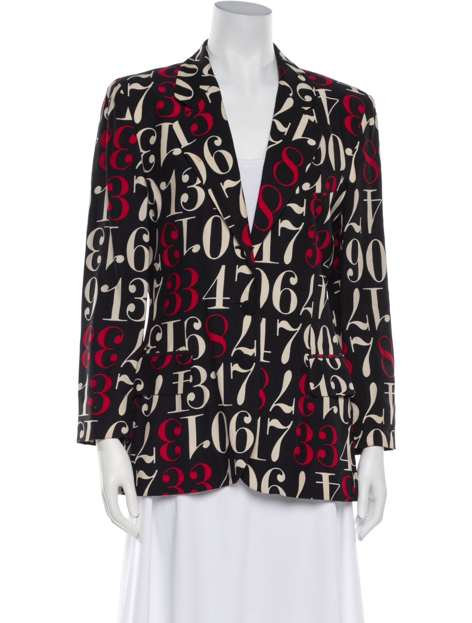 Moschino Cheap and Chic Printed Blazer
