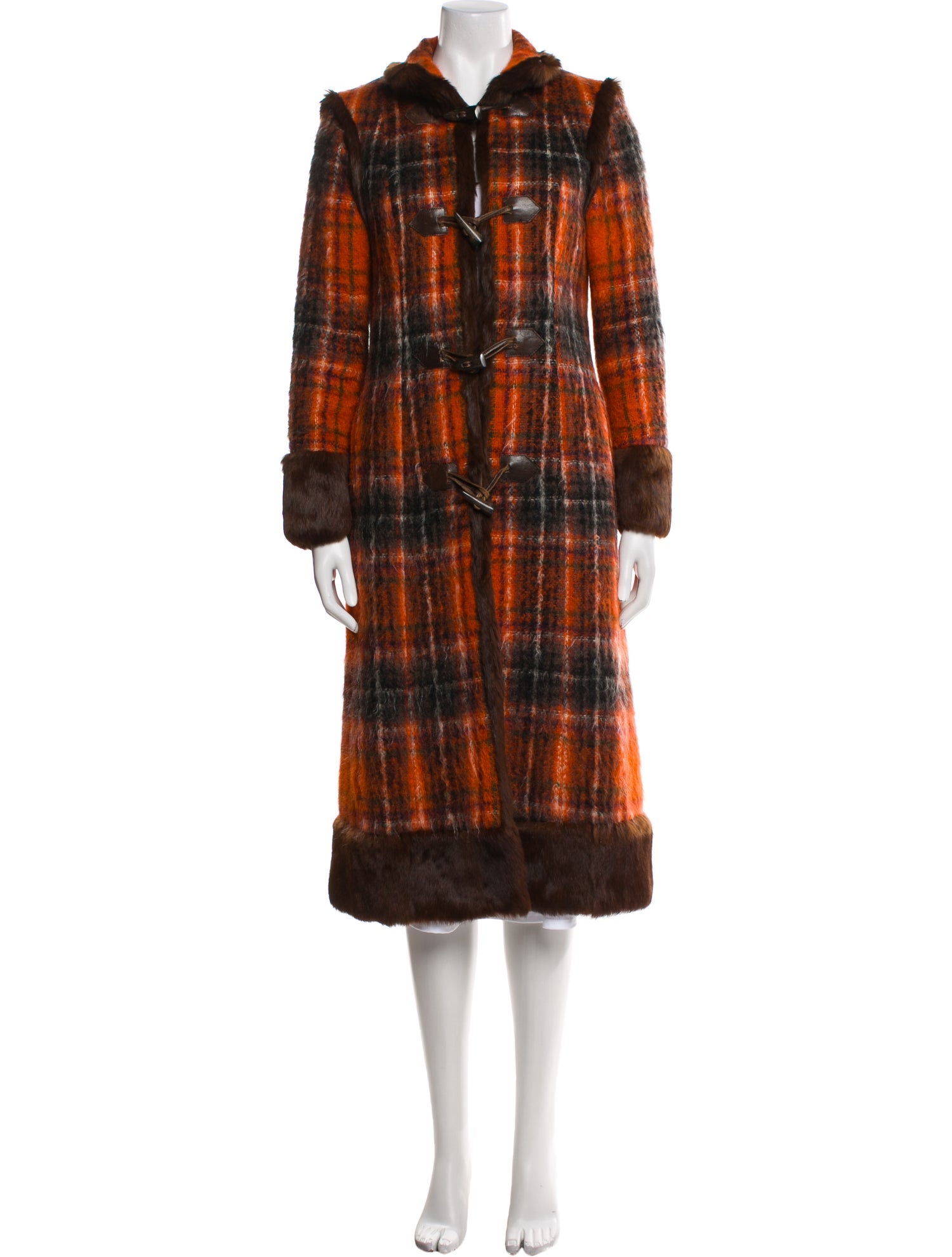 Moschino Cheap and Chic Vintage 2000's Fur Coat