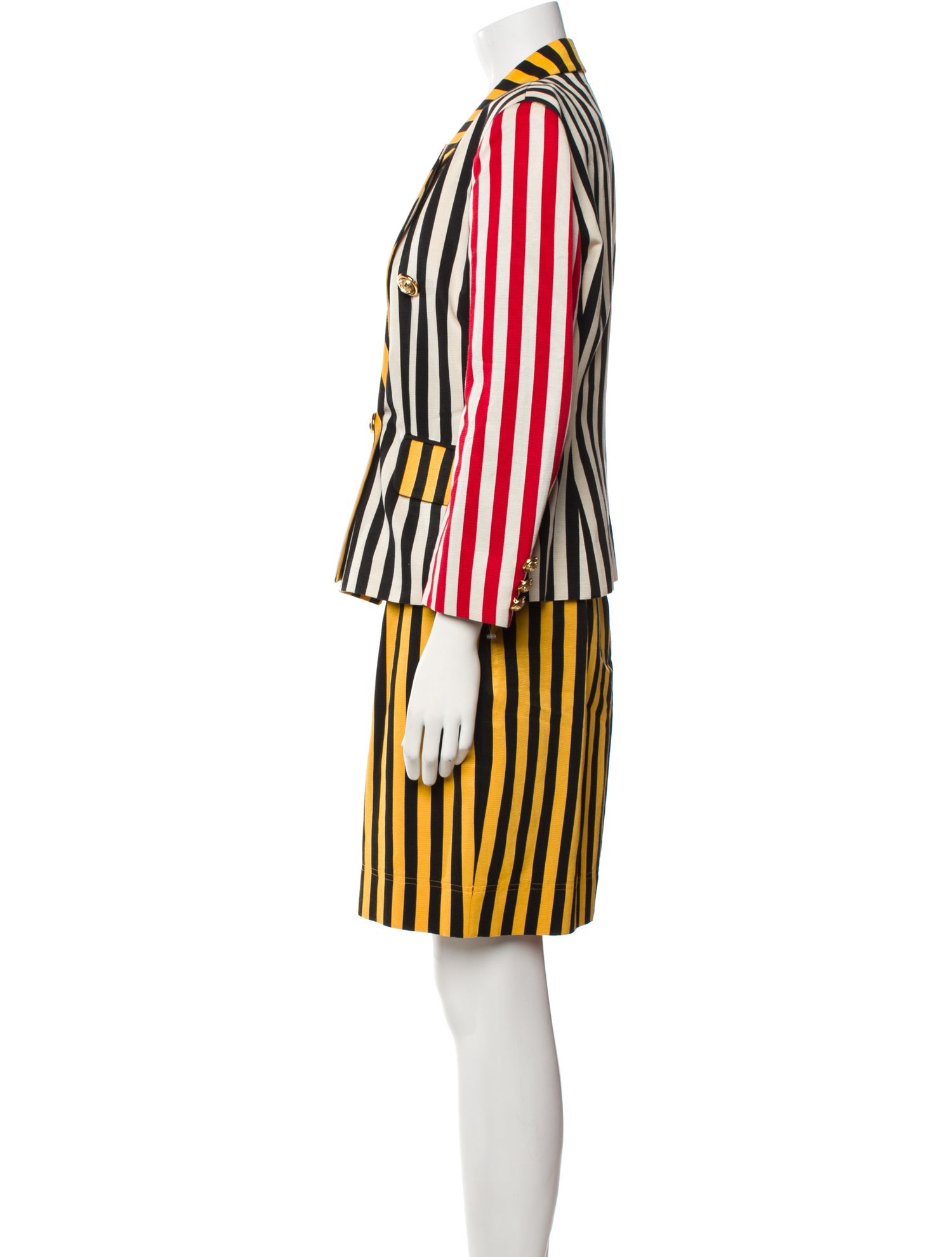 Moschino Cheap and Chic Vintage 1990's Skirt Suit
