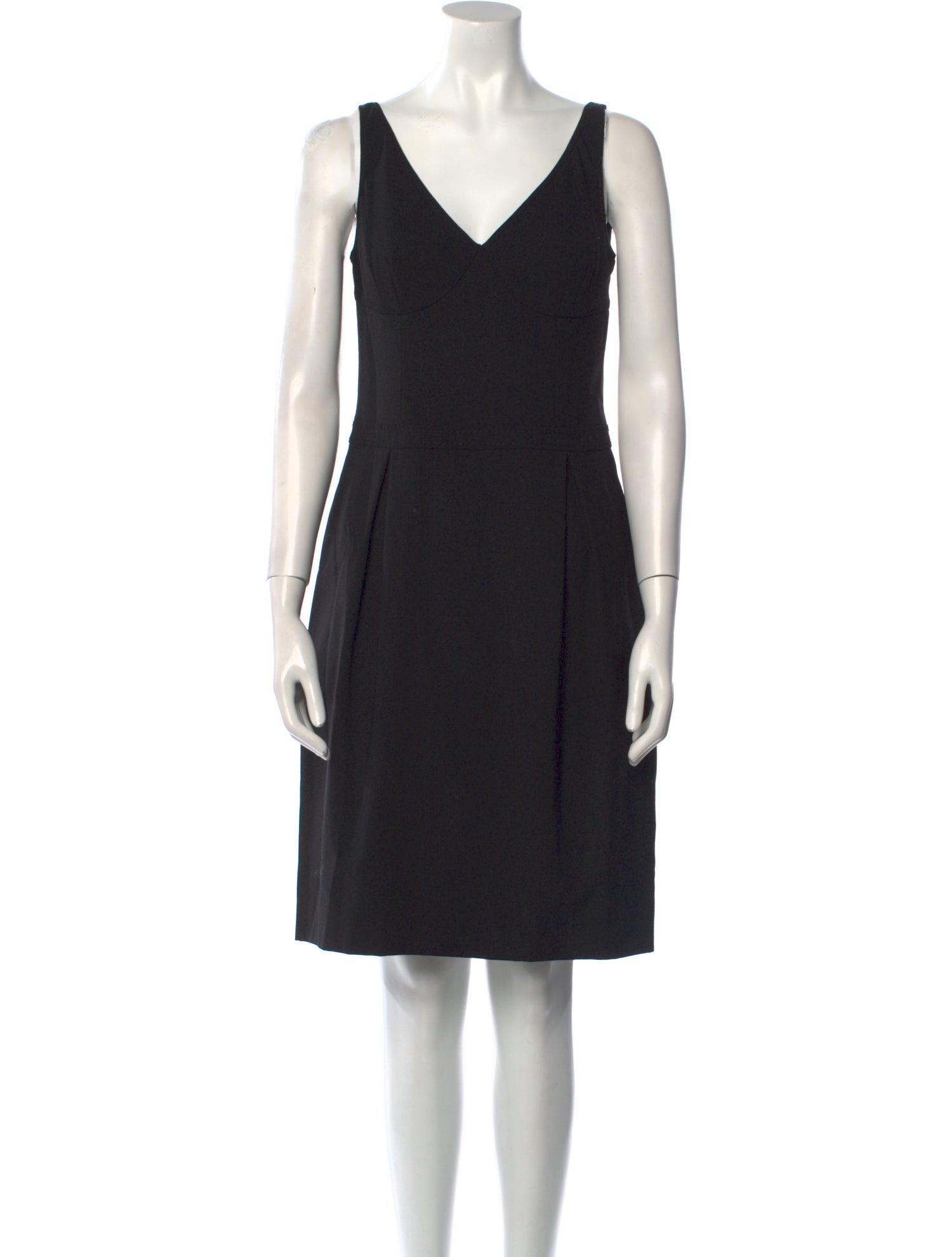 Moschino Cheap and Chic Virgin Wool Knee-Length Dress