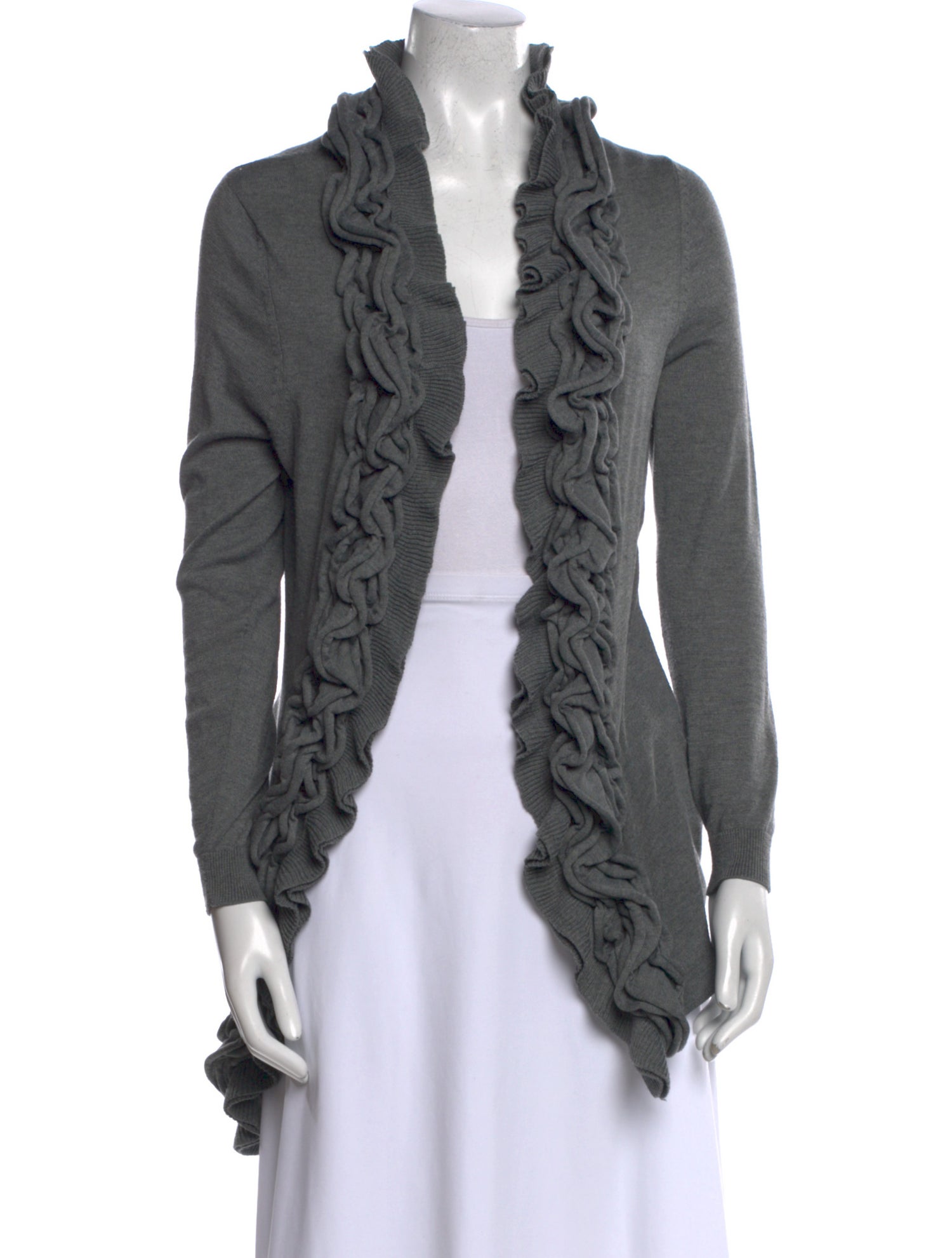 Moschino Cheap and Chic Wool Open Front Sweater