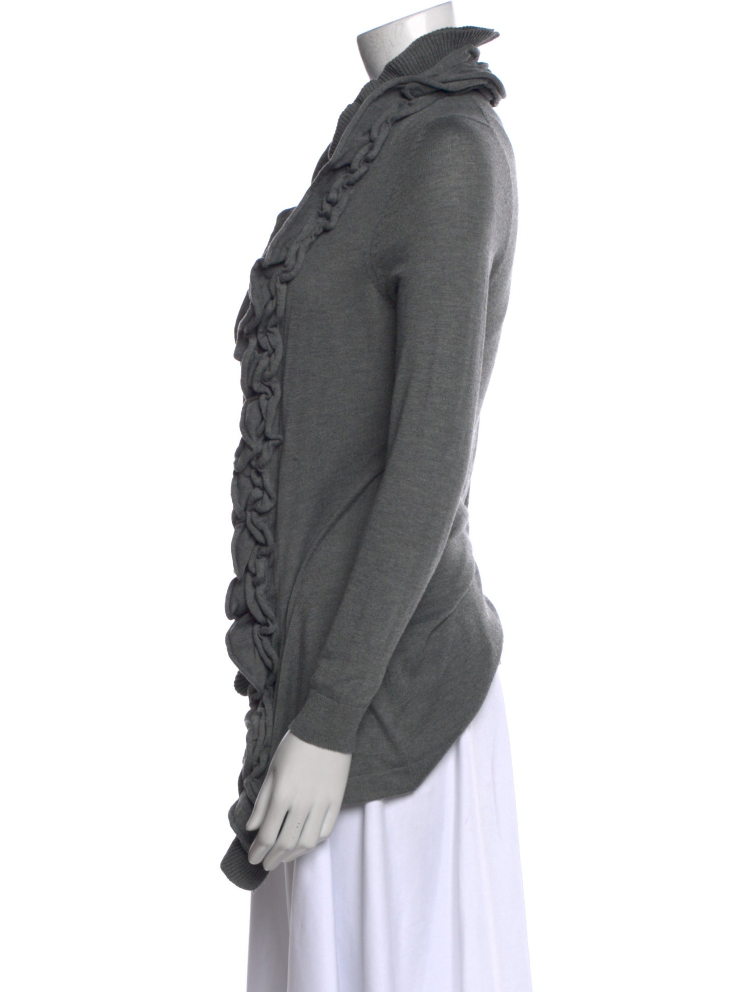 Moschino Cheap and Chic Wool Open Front Sweater