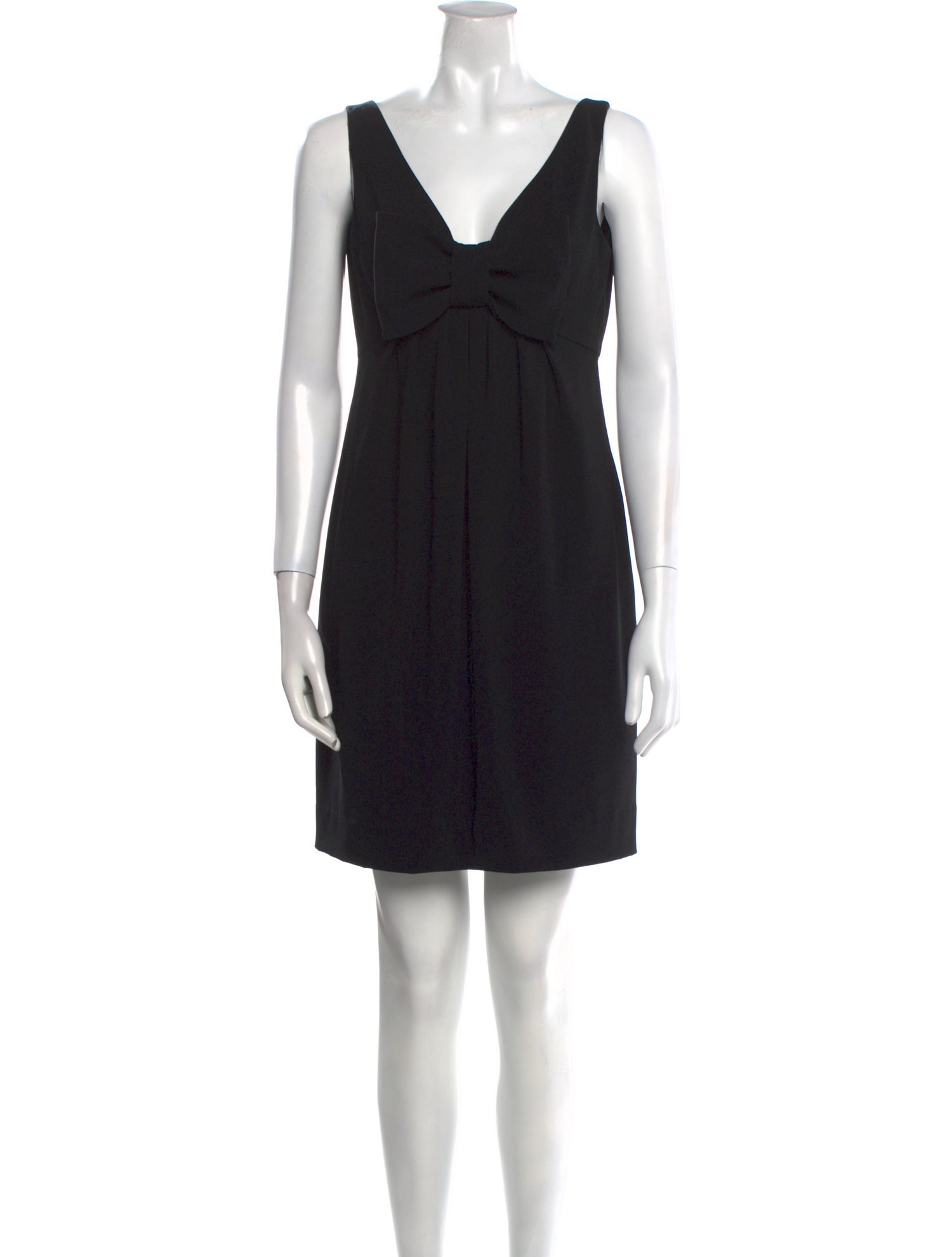 Moschino Cheap and Chic V-Neck Mini Dress