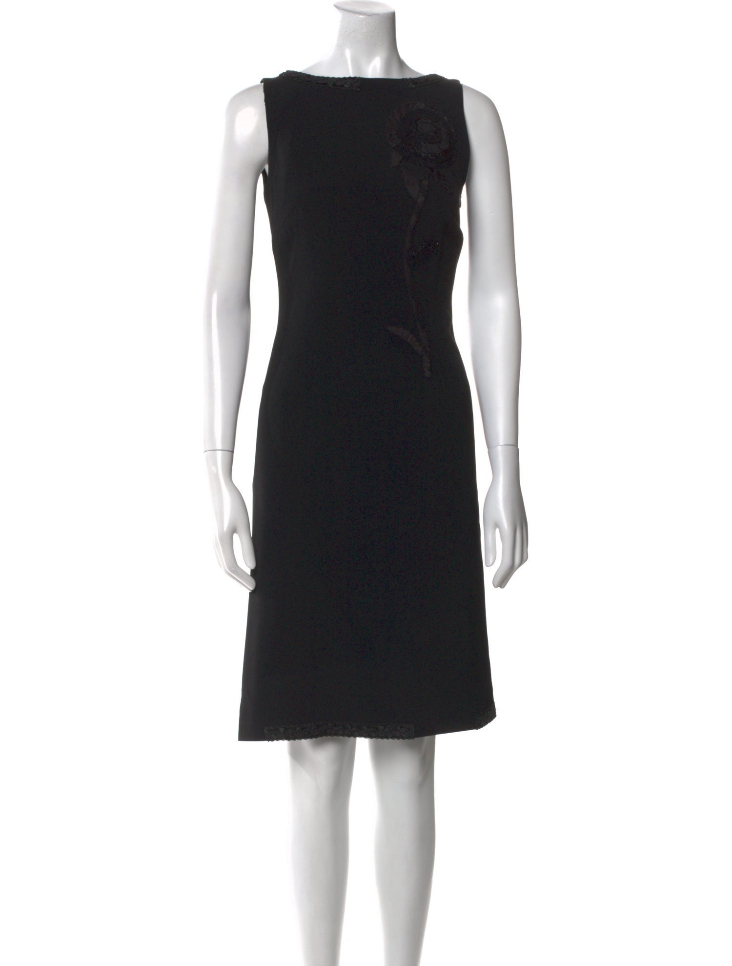 Moschino Cheap and Chic Virgin Wool Knee-Length Dress