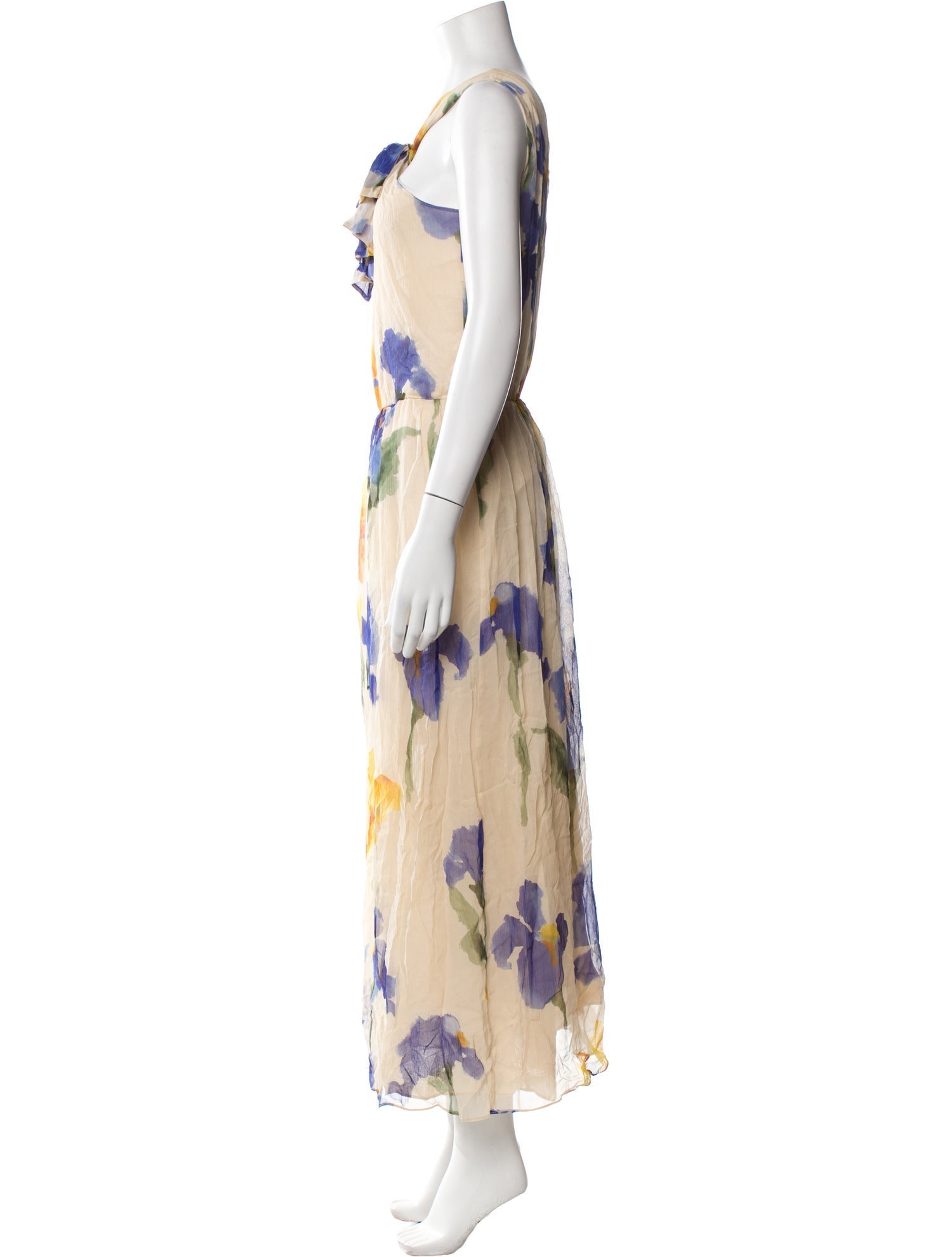 Moschino Cheap and Chic Floral Print Long Dress