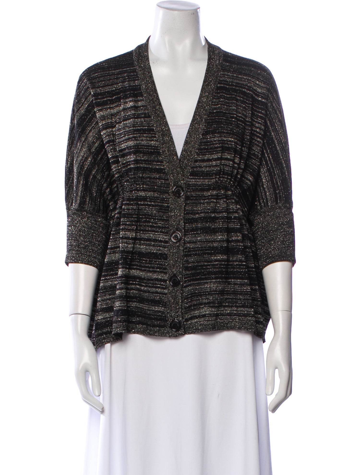 Moschino Cheap and Chic Virgin Wool Striped Sweater