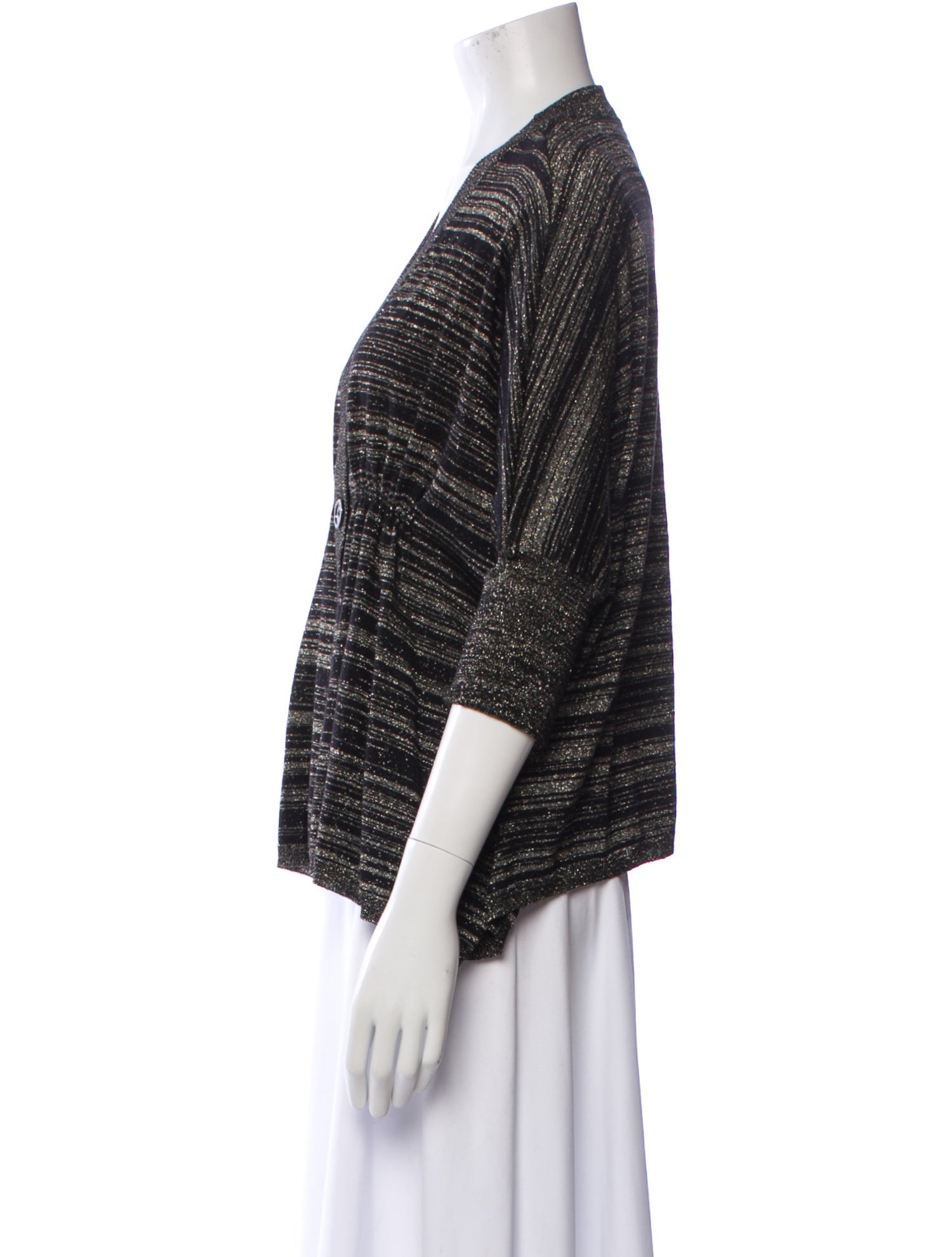 Moschino Cheap and Chic Virgin Wool Striped Sweater