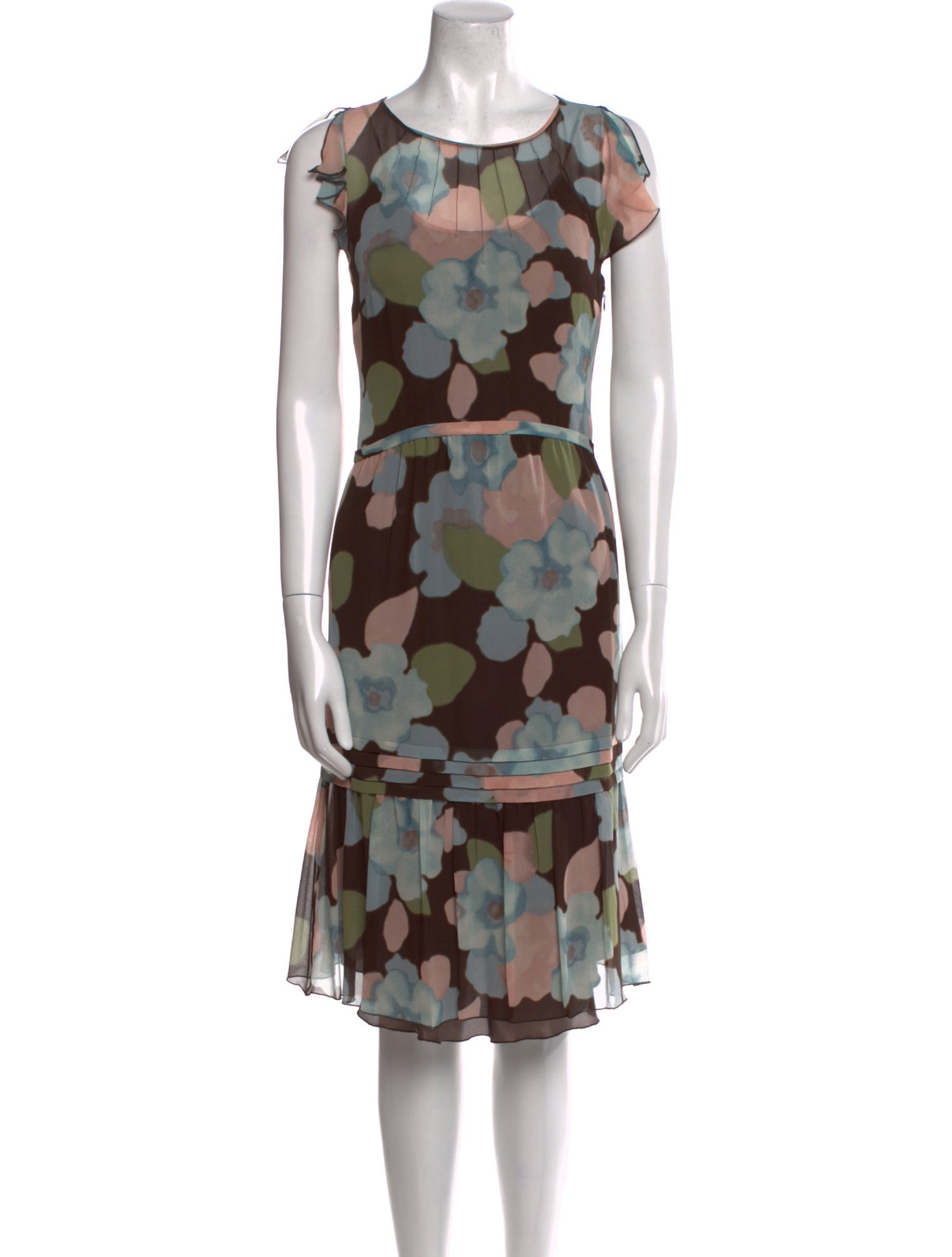 Moschino Cheap and Chic Silk Knee-Length Dress w/ Tags