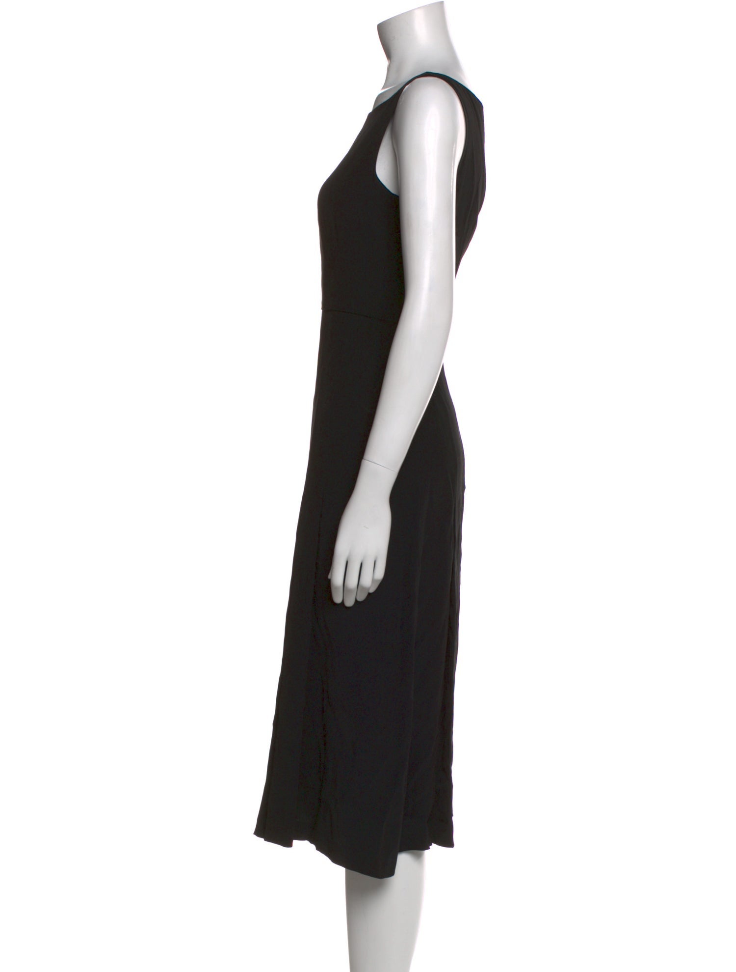 Moschino Cheap and Chic Bateau Neckline Midi Length Dress