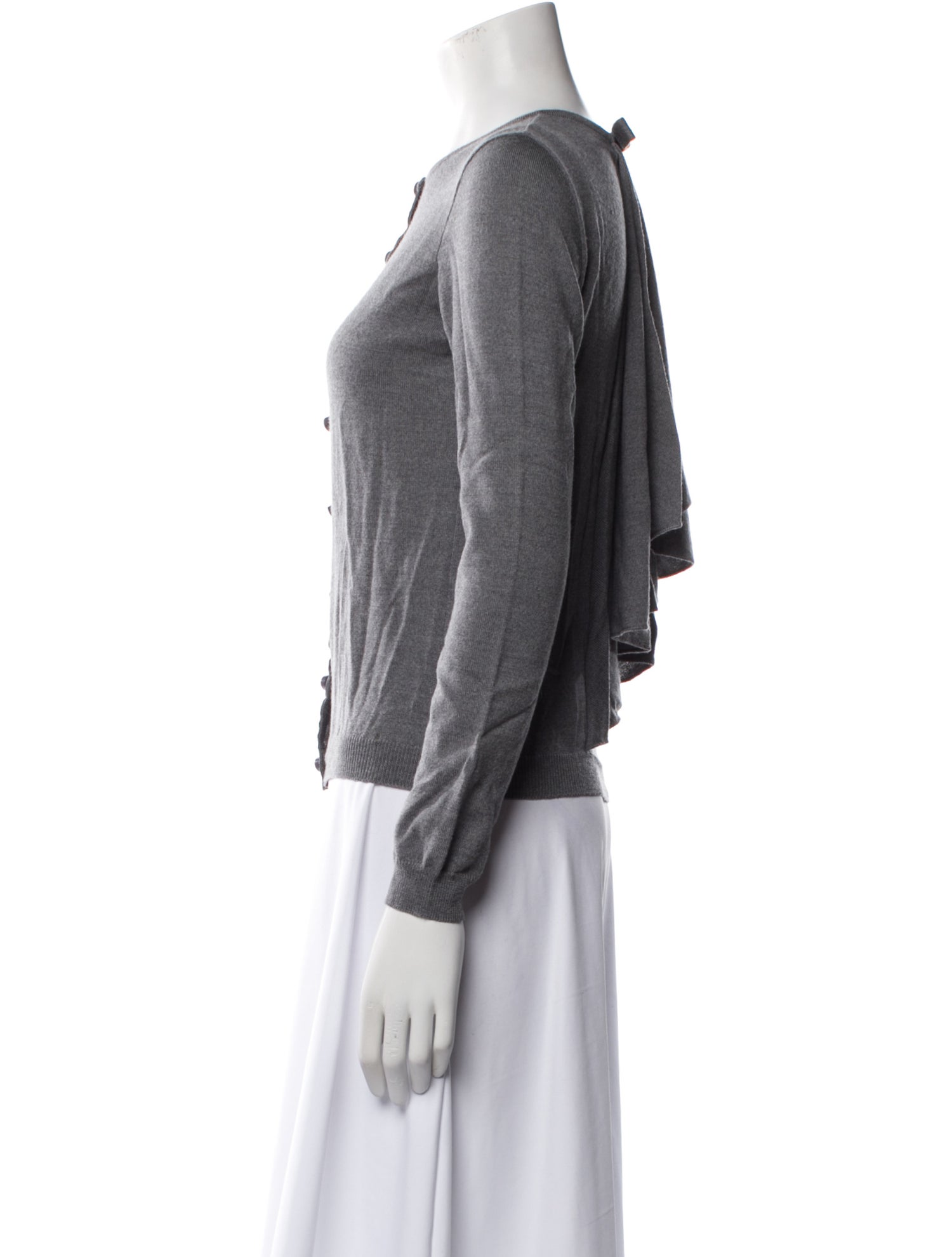 Moschino Cheap and Chic Virgin Wool Crew Neck Sweater