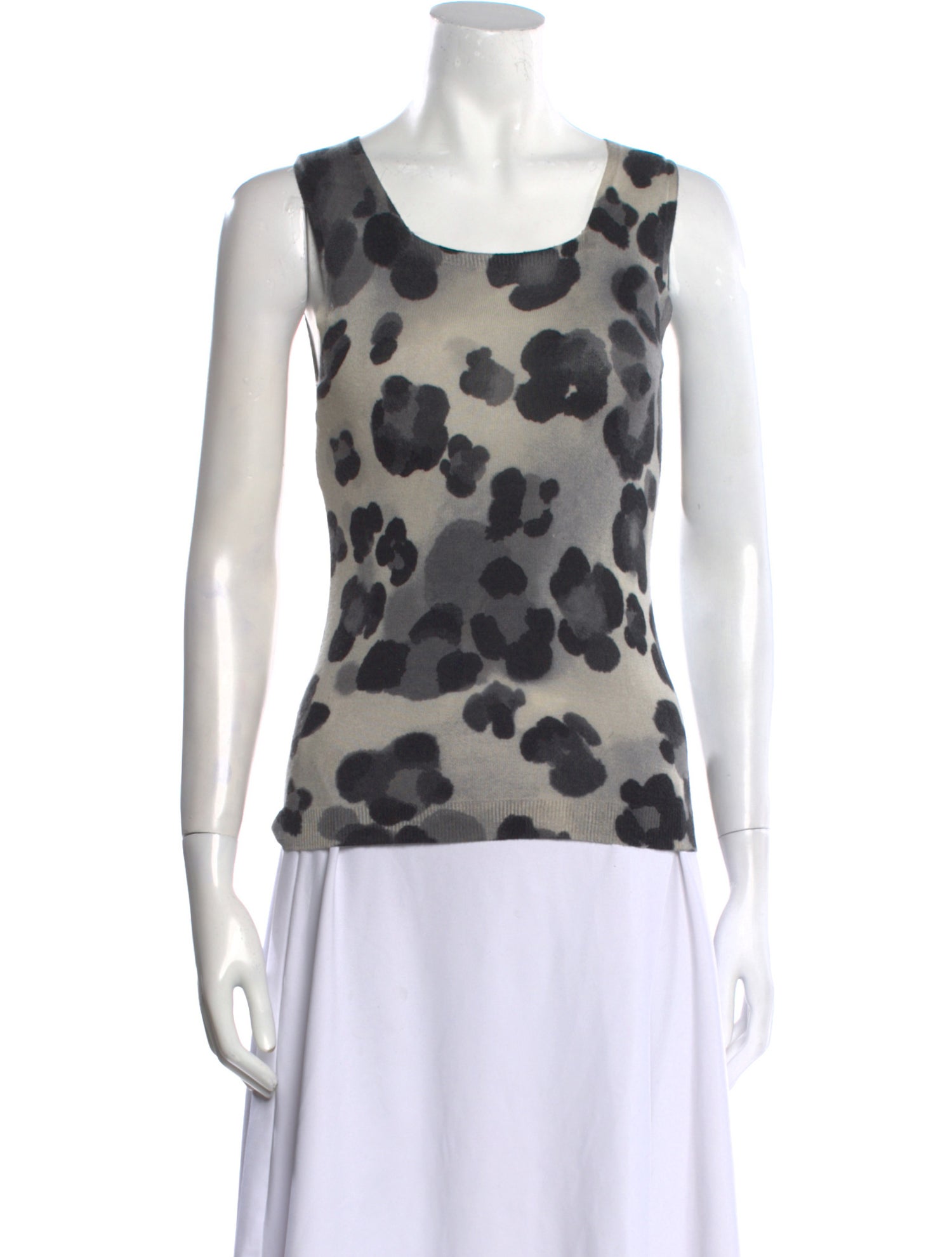 Moschino Cheap and Chic Silk Printed Sweater