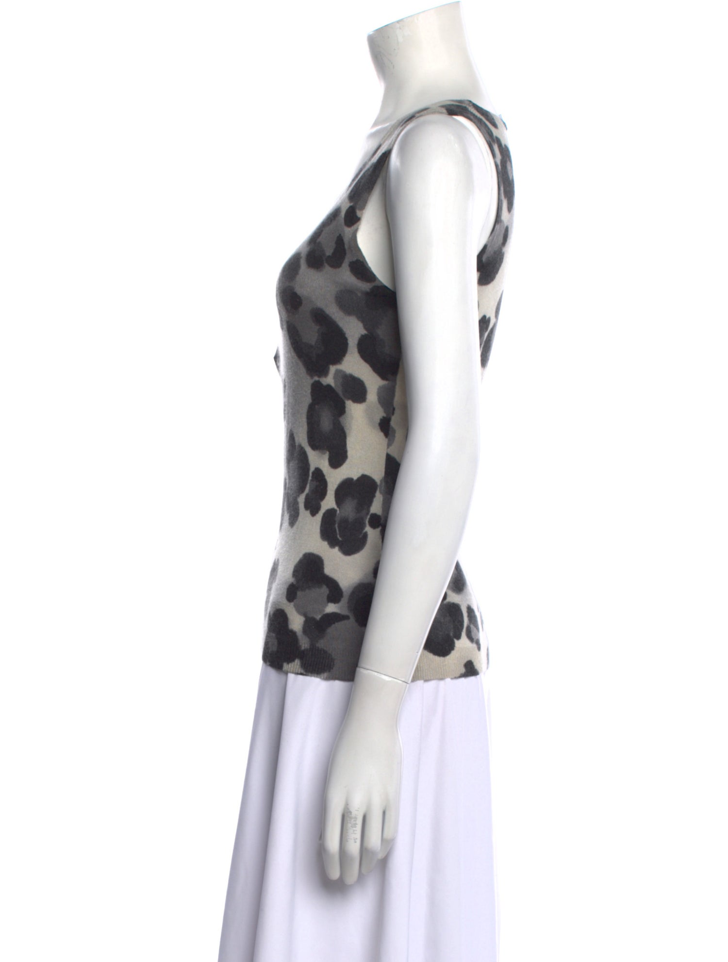 Moschino Cheap and Chic Silk Printed Sweater