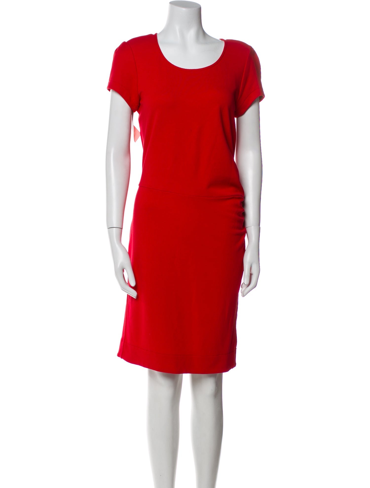 Moschino Cheap and Chic Scoop Neck Knee-Length Dress