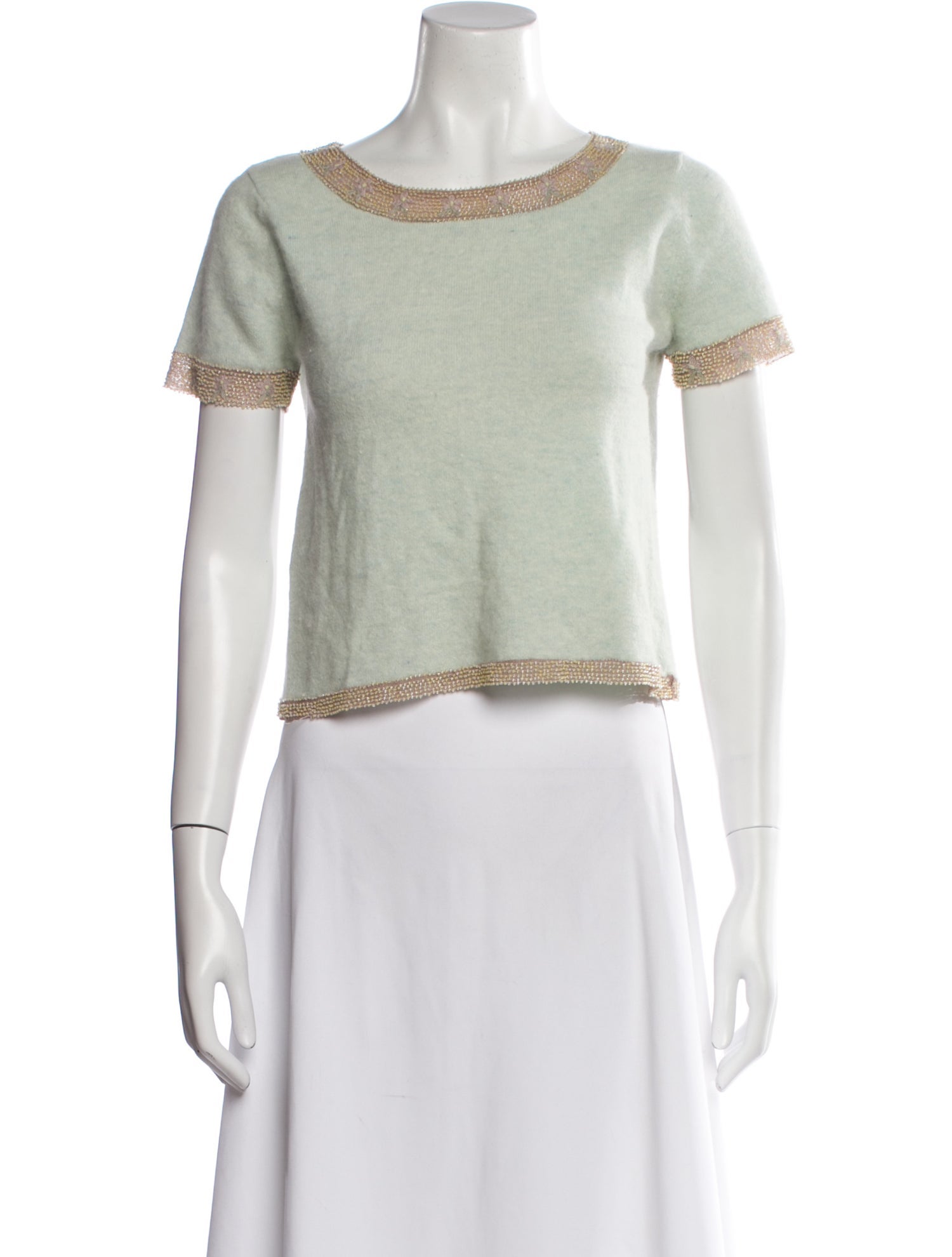 Moschino Cheap and Chic Wool Bateau Neckline Sweater