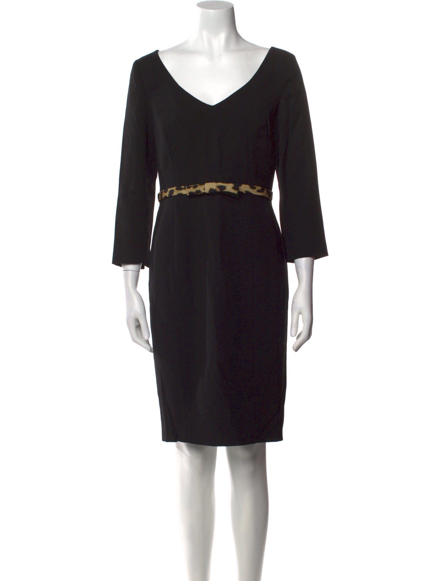 Moschino Cheap and Chic Virgin Wool Knee-Length Dress