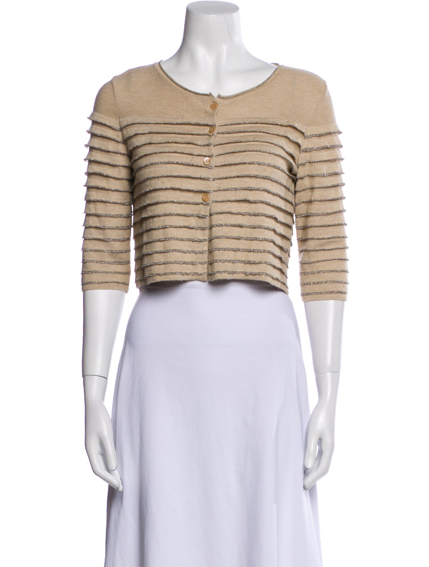 Moschino Cheap and Chic Striped Evening Jacket