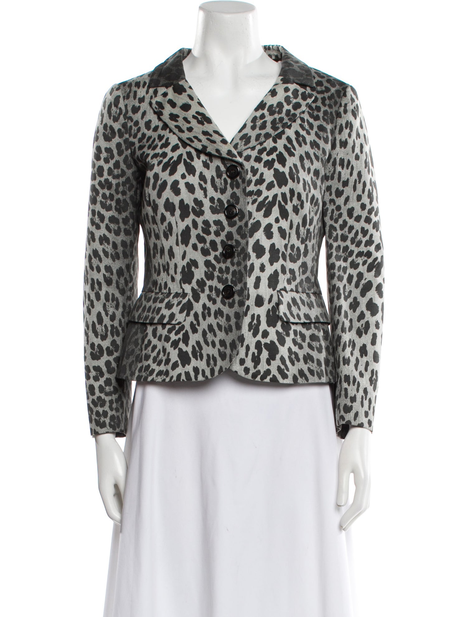 Moschino Cheap and Chic Animal Print Jacket