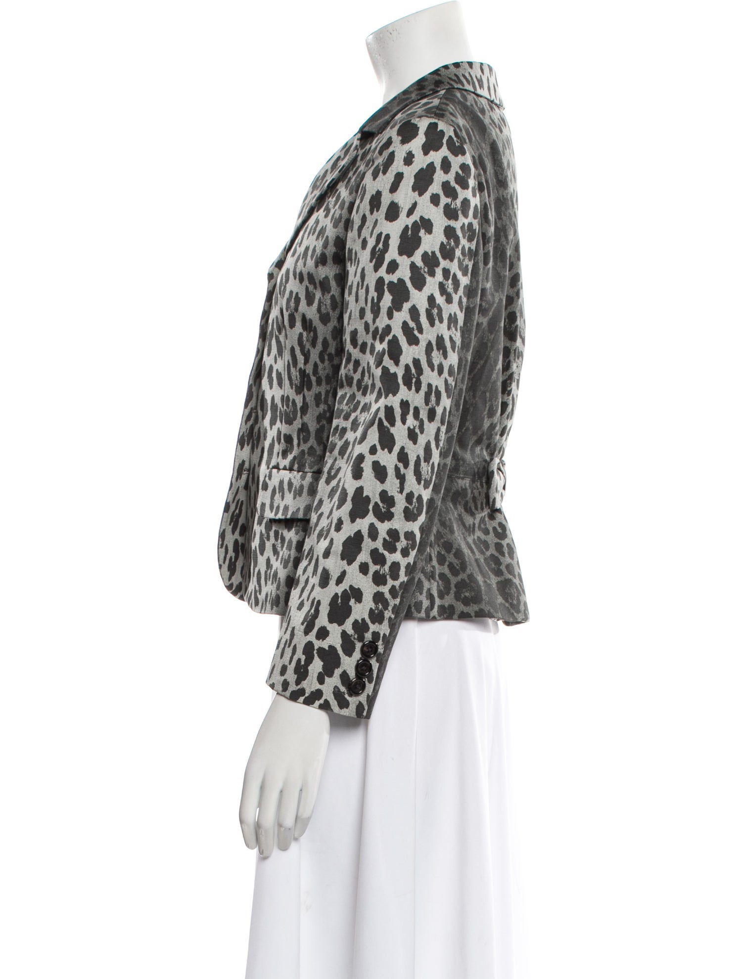 Moschino Cheap and Chic Animal Print Jacket
