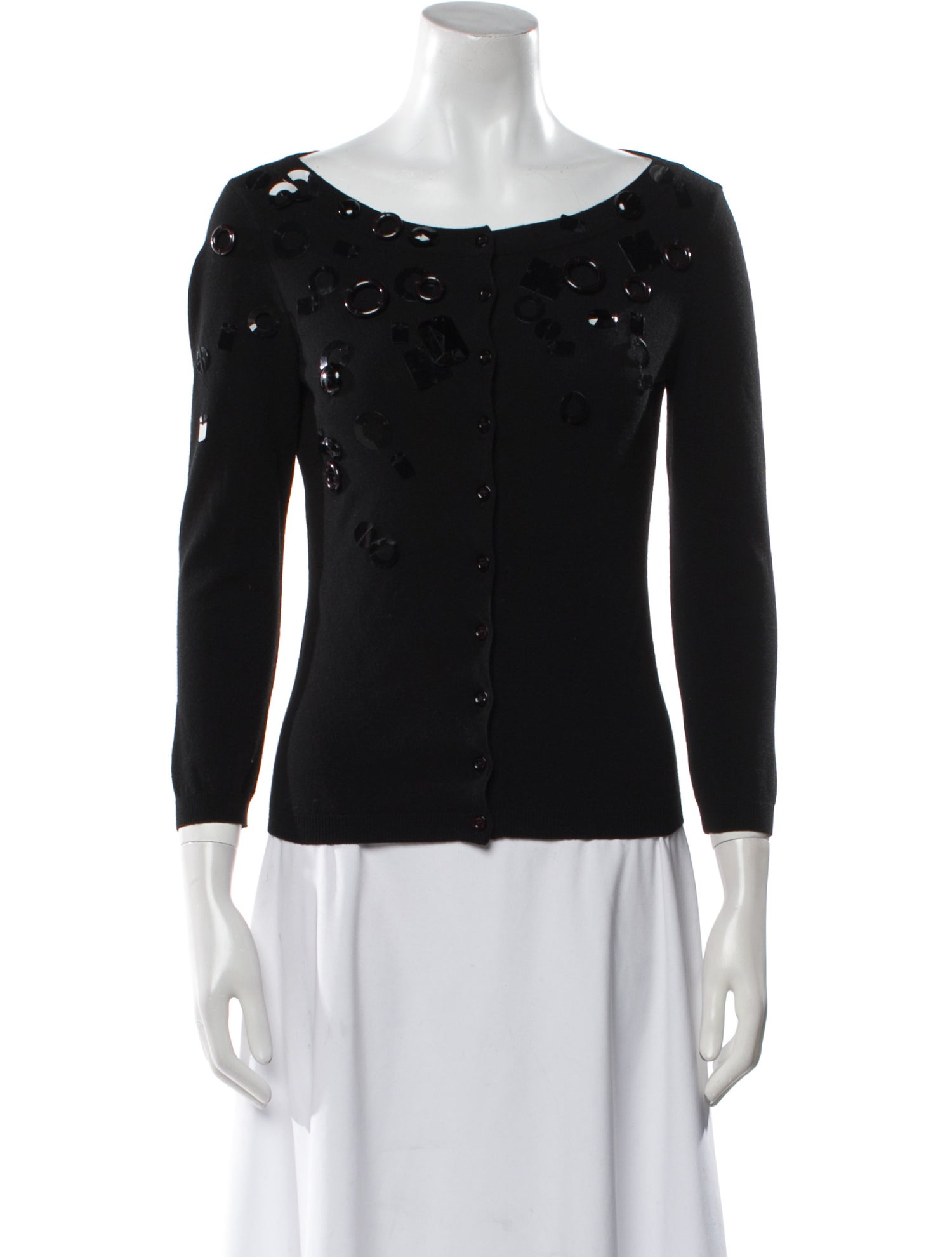 Moschino Cheap and Chic Bateau Neckline Sweater