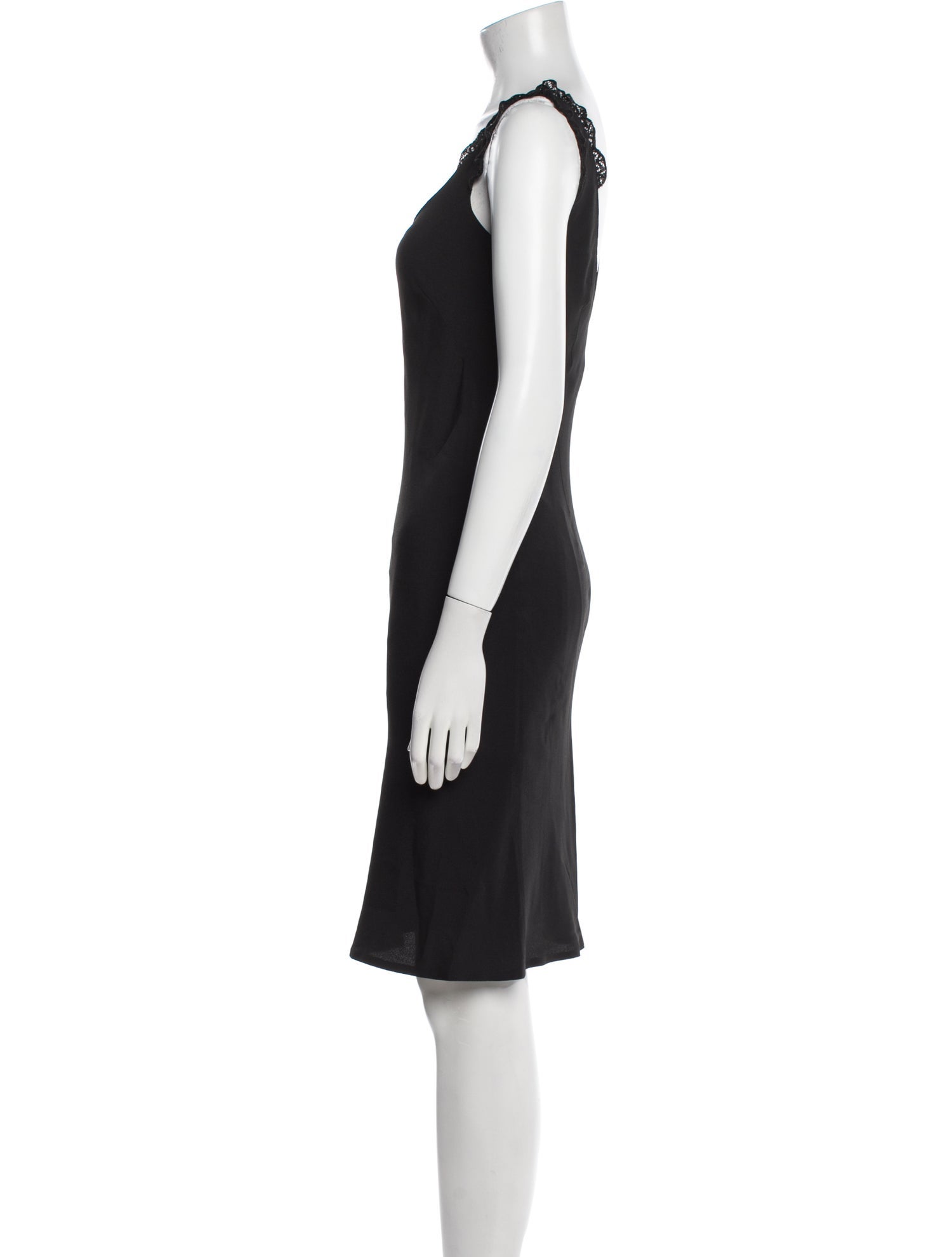 Moschino Cheap and Chic Scoop Neck Knee-Length Dress