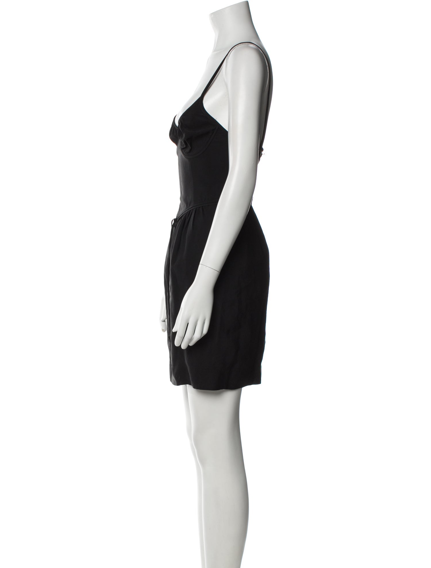 Moschino Cheap and Chic V-Neck Mini Dress