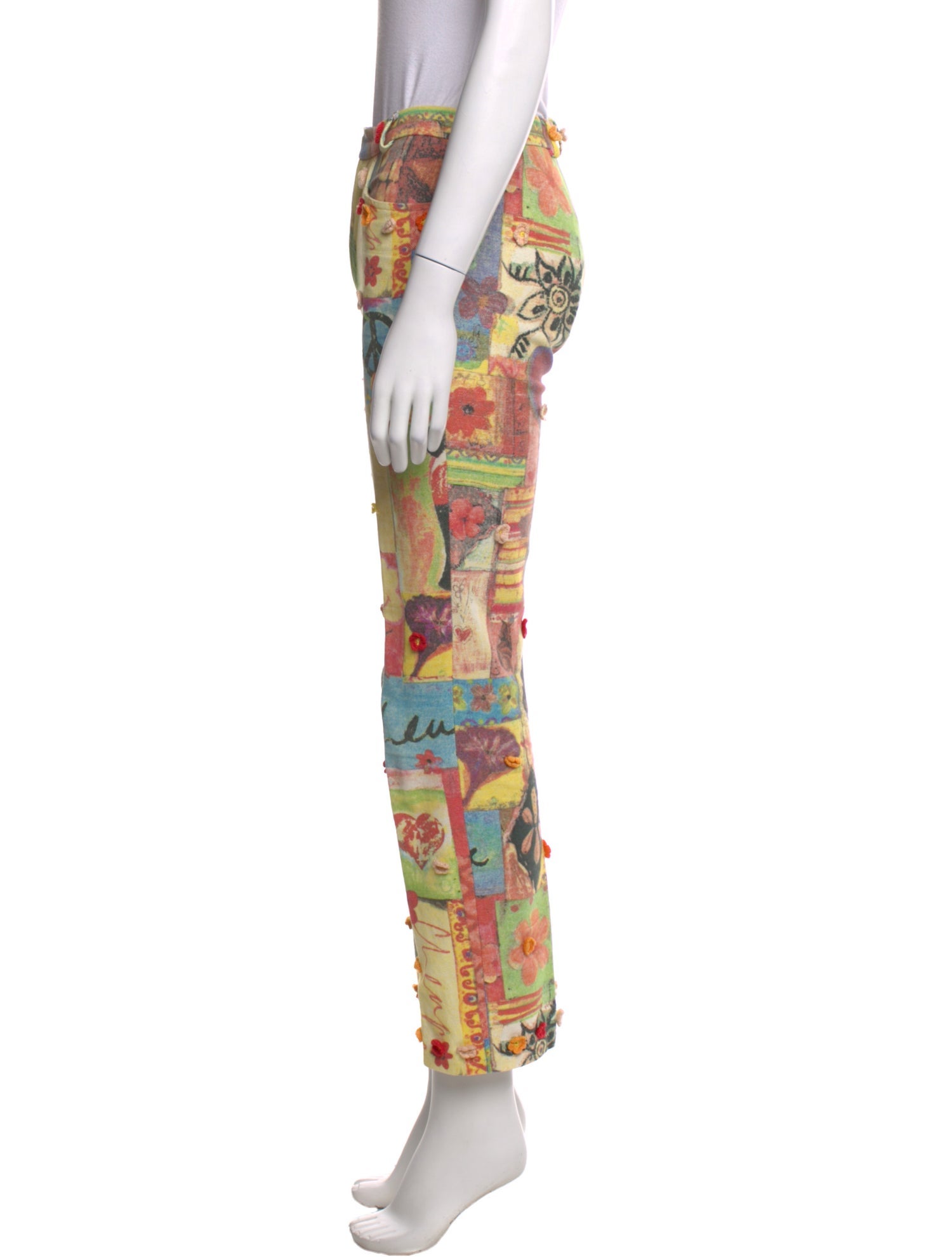 Moschino Cheap and Chic Vintage Straight Leg Pants