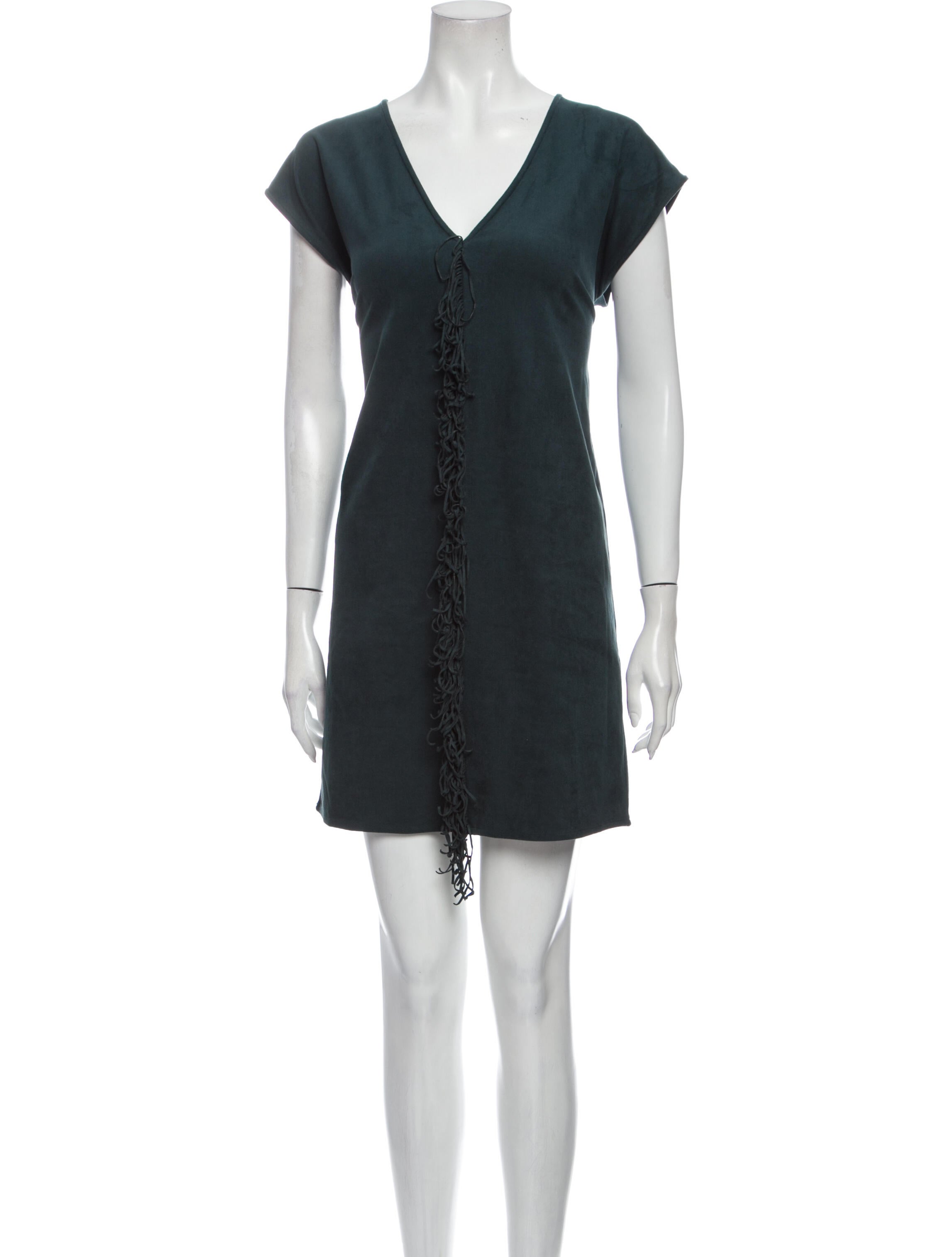 Marie Oliver V-Neck Mini Dress