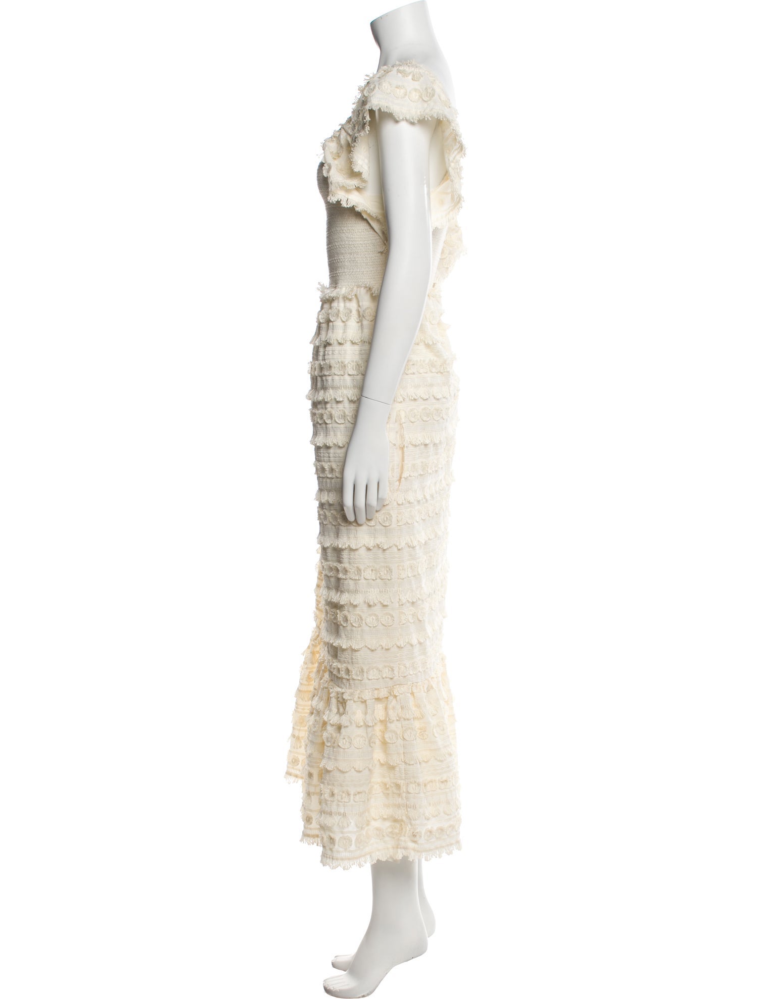 Marie Oliver Square Neckline Long Dress
