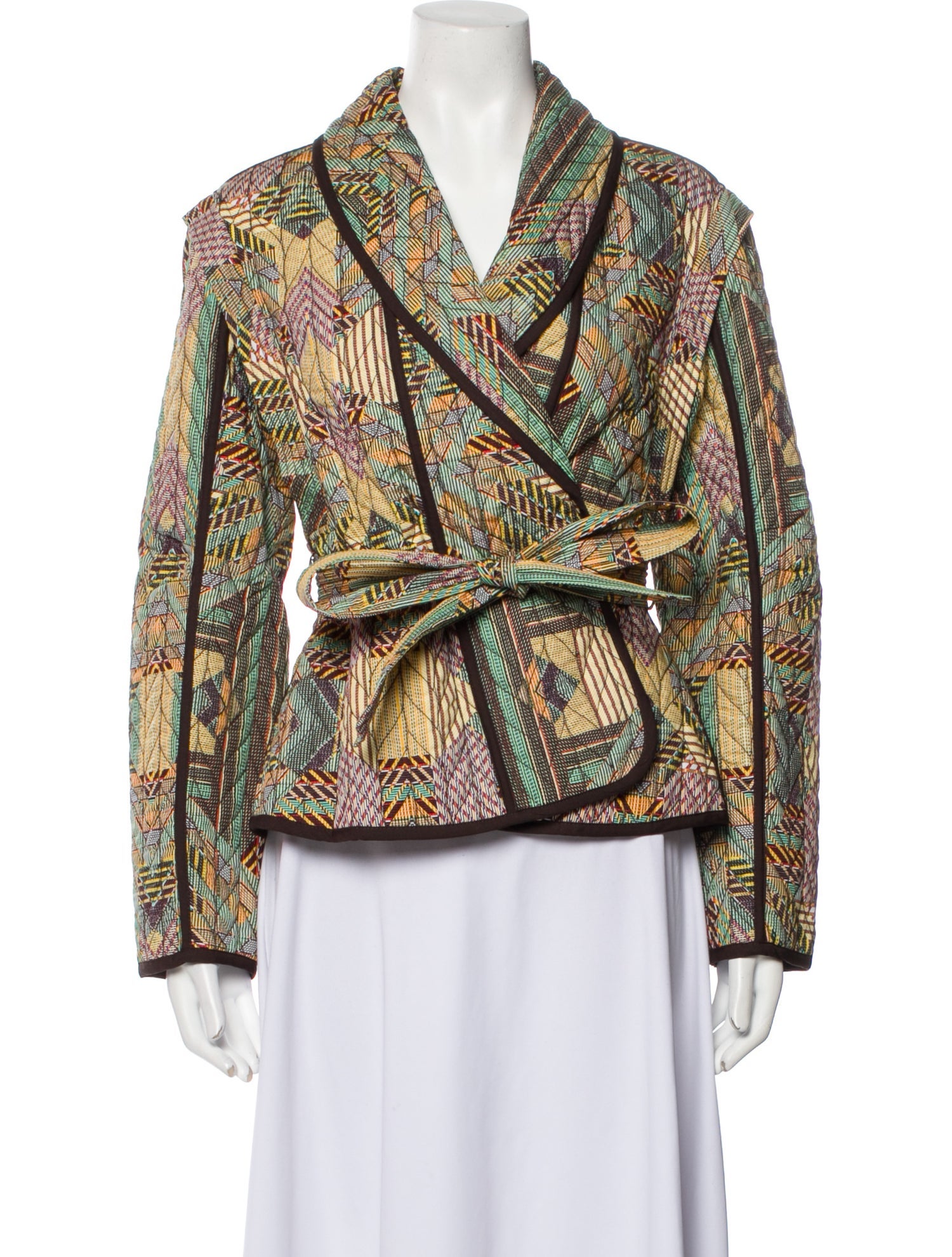 Marie Oliver Printed Jacket