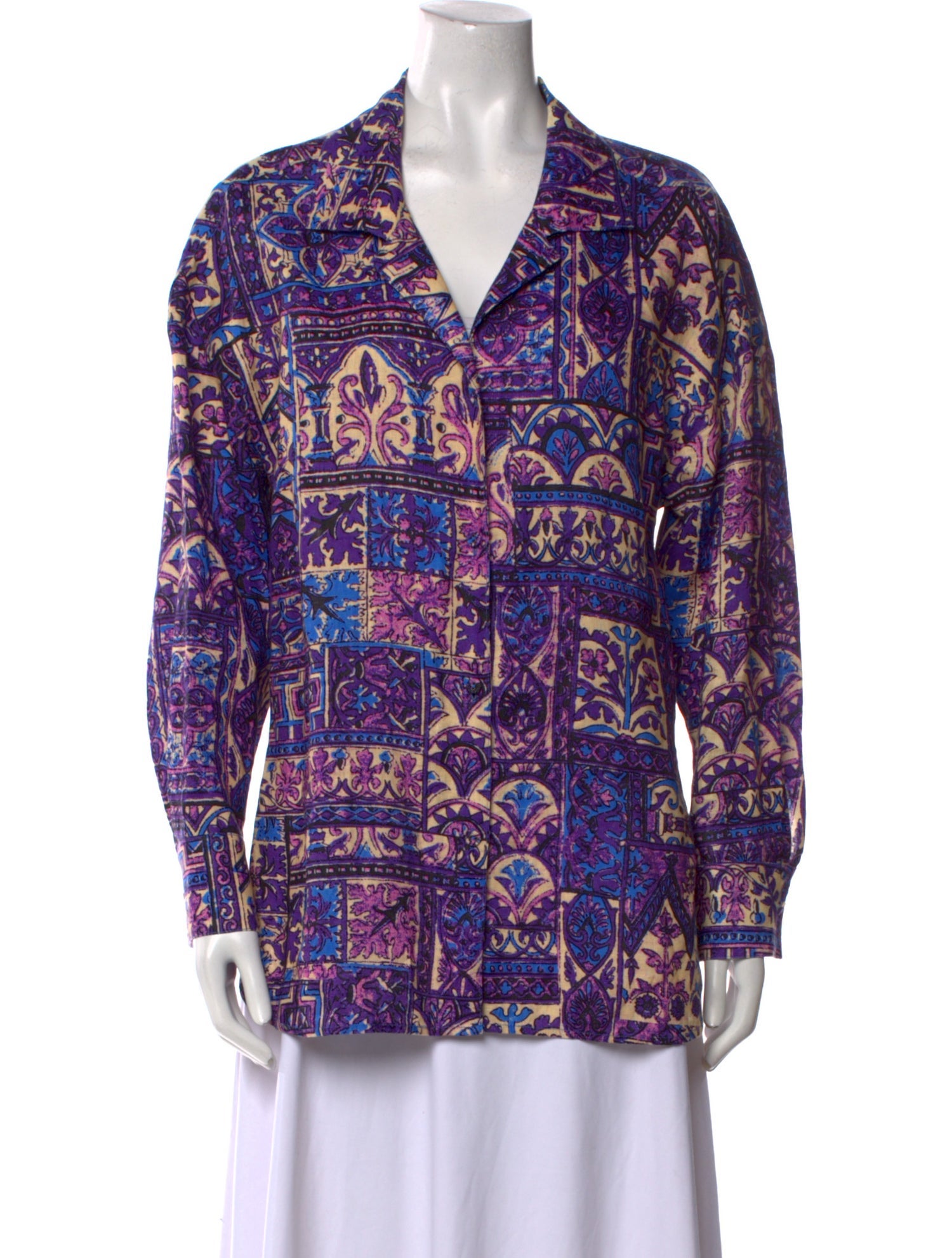 Marie Oliver Linen Printed Tunic