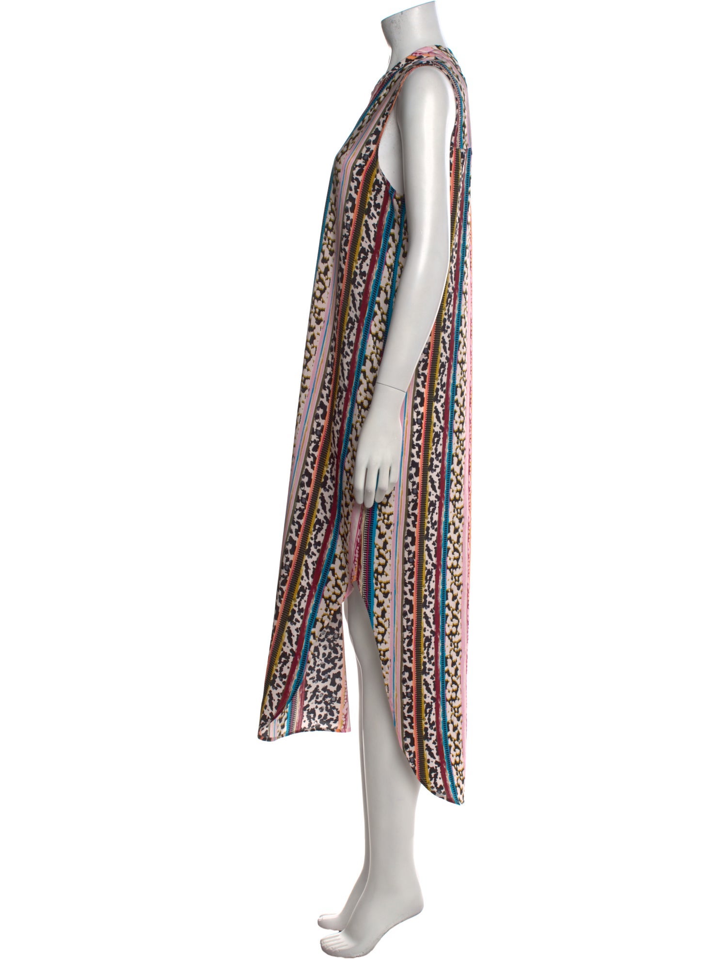 Marie Oliver Silk Midi Length Dress