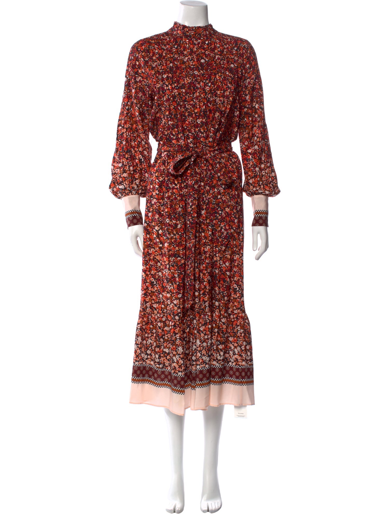 Marie Oliver Silk Long Dress