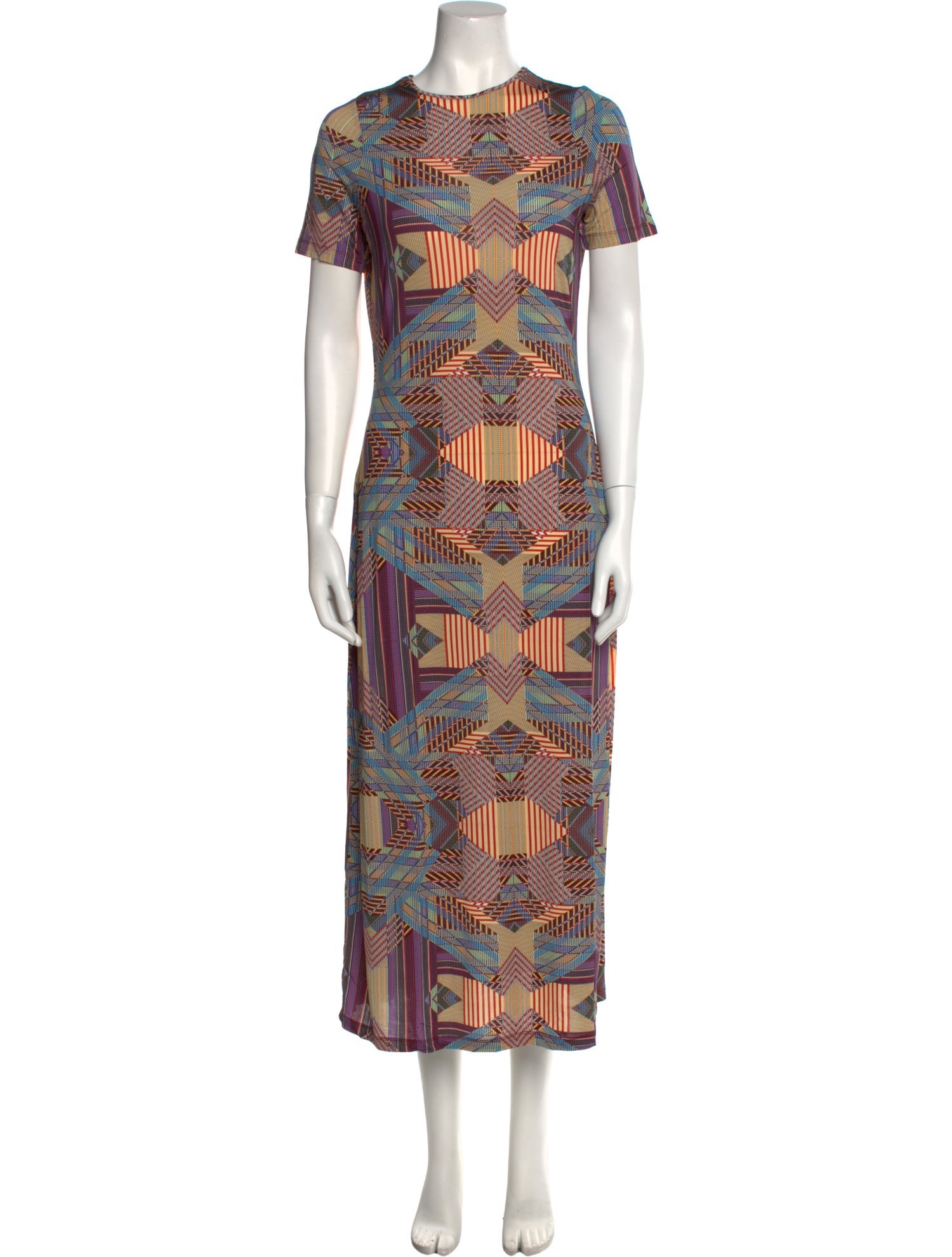 Marie Oliver Printed Midi Length Dress w/ Tags