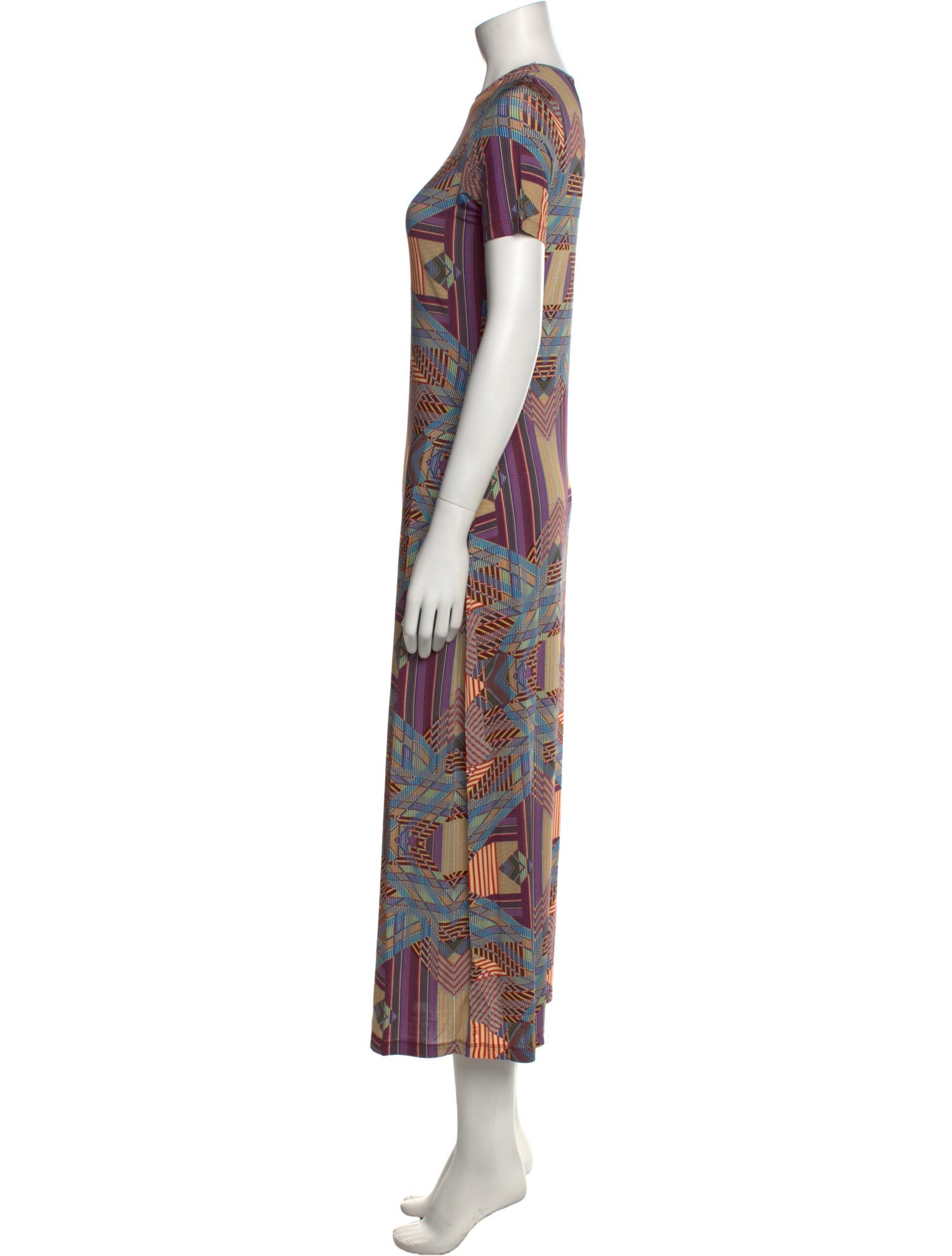 Marie Oliver Printed Midi Length Dress w/ Tags
