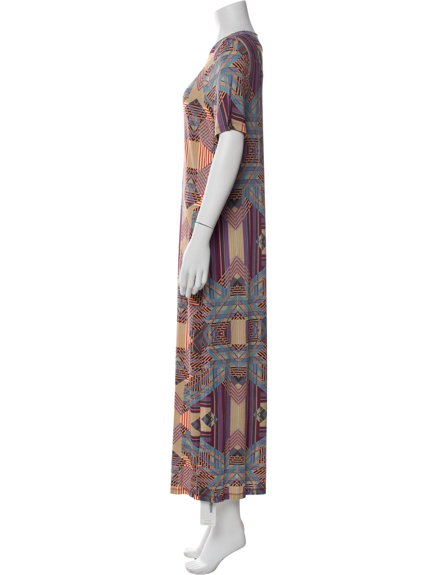 Marie Oliver Printed Long Dress w/ Tags