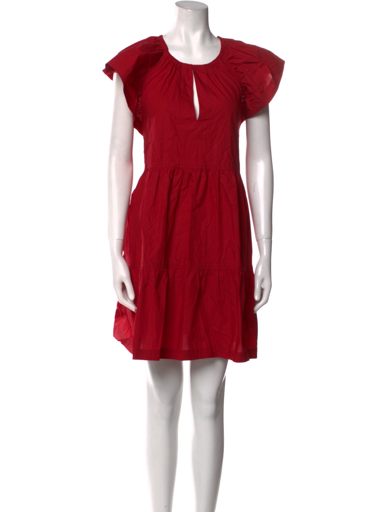 Marie Oliver Crew Neck Mini Dress